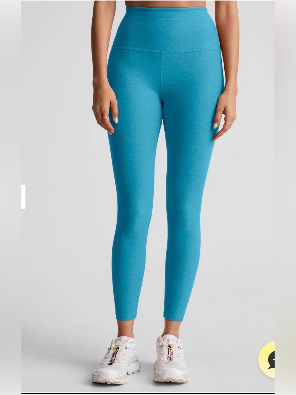 Beyond Yoga Caught in the Midi Teal Spacedye Leggings